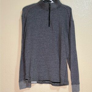 Robert Graham Charcoal Zip-Up Sweater